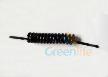 cabo bobinado costume do preto do cabo de 7MM resistente para a trela do Sup da liberação rápida