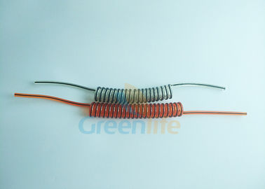O costume grande resistente de Protec bobinou linha alaranjada/clara diâmetro do cabo da cor 5.5MM